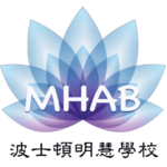 Ming Hui Academy Logo in English and Chinese